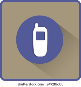 Flat Vector Phone Icon