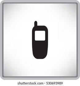 Flachbild-Vectorphone-Symbol