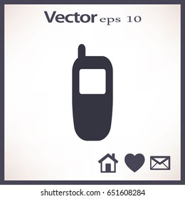 Flat Vector Phone Icon