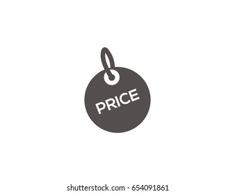 Flat vector price sale tag