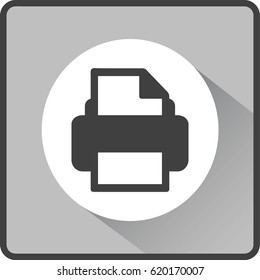 Flat Vector Printer Icon