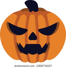 Flat vector Pumpkin for Halloween