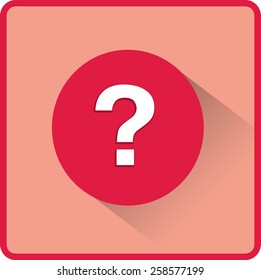 Flat Vector Question Icon
