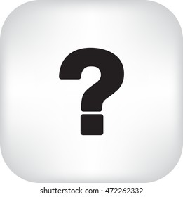 Flat Vector Question Icon