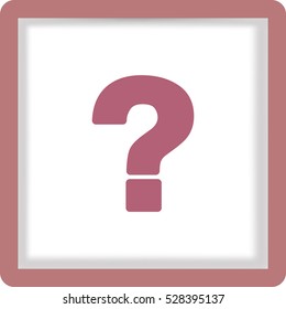 Flat Vector Question Icon