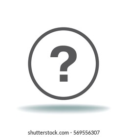 Flat Vector Question Icon