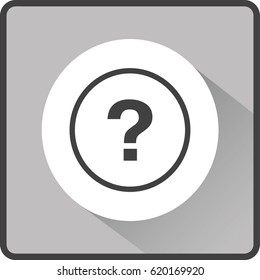 Flat Vector Question Icon
