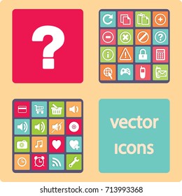 Flat Vector Question Icon