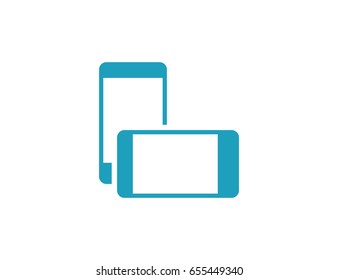 Flat vector responsive mobile devices