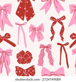 Vector plano retro rosa arcos sin patrón