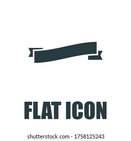 Banner plano de cinta vectorial aislado en fondo blanco, conjunto de ilustraciones de cinta azul