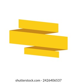 Flat vector ribbons banners flat illustration