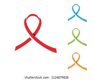 Flat vector ribbons banners flat isolated white background