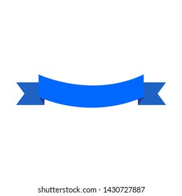 Flat vector ribbons banners flat isolated on white background. Ribbon vector.