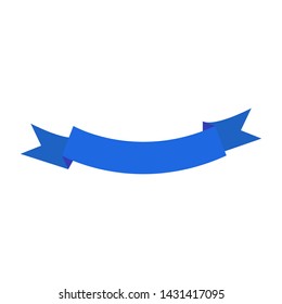 Flat vector ribbons banners flat isolated on white background. Ribbon vector.