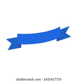 Flat vector ribbons banners flat isolated on white background. Ribbon vector.
