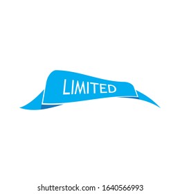 Flat vector ribbons banners flat isolated on white background