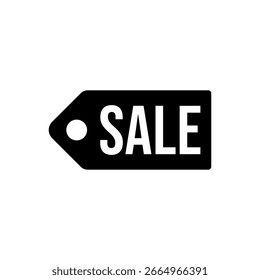 Icono plano de la venta del Vector para el descuento, la promoción, y el diseño de compras