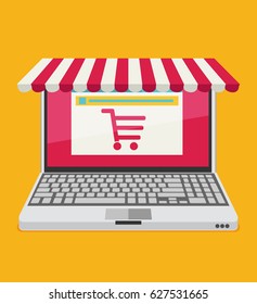 Flat vector sale illustration