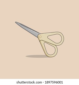 a flat vector scissors perfect for design project