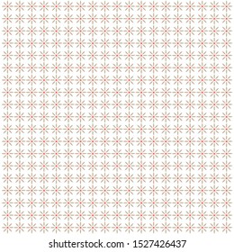 Flat vector seamless pattern. Beautiful seamless background texture. Isolated pattern for textile fabric. Gift wrapping paper design for printing. Elegant Asian batik design.