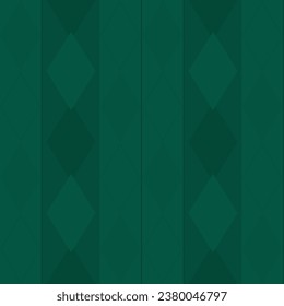 Flat vector seamless pattern, modern geometric dark green background.	
