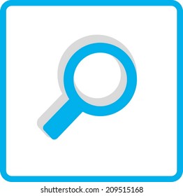 Flat Vector Search Icon