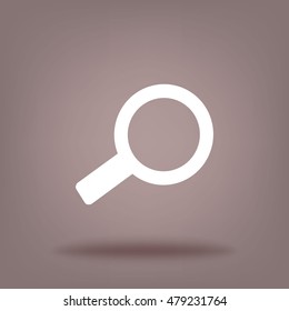 Flat Vector Search Icon
