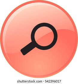 Flat Vector Search Icon