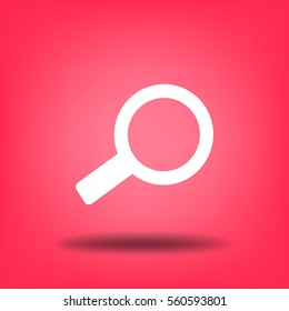 Flat Vector Search Icon