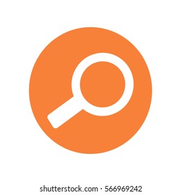 Flat Vector Search Icon