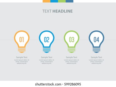 flat vector set infographics element design template. for business, presentation  , brochure, annual report and web design