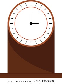 Flat vector set of various types on clocks. Stopwatch and alarm clock. Elements for promo poster of antiques or souvenir shop