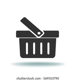 Flat Vector Shopping basket Icon