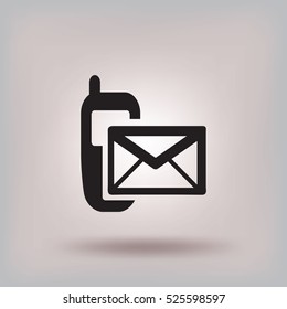 Flat Vector SMS Icon