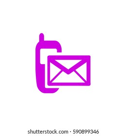 Flat Vector SMS Icon