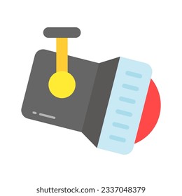 Vector plano de foco en estilo moderno, icono de foco en estilo editable