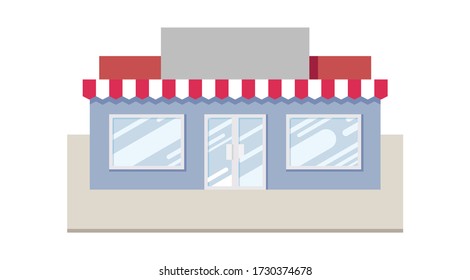 Flat vector store, Store icon, Vector sign for promotion and websites, A simple store design for mobile application, Design store illustration