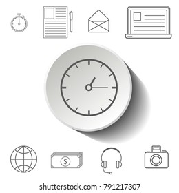 Flat vector template. Creative Infographic elements. 