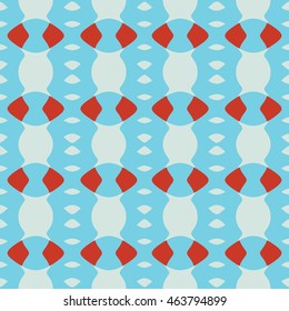 Flat vector texture of geometric shapes. Multicolored abstract pattern in modern style. Can be used for covers, posters, banners with geometric pattern design. 