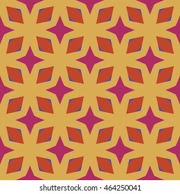 Flat vector texture of geometric shapes. Multicolored abstract pattern in modern style. Can be used for covers, posters, banners with geometric pattern design. 