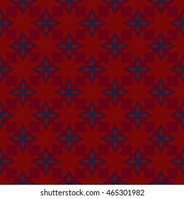 Flat vector texture of geometric shapes. Boho-chic fashion. Vector illustration. Pattern for textile, print or web design.