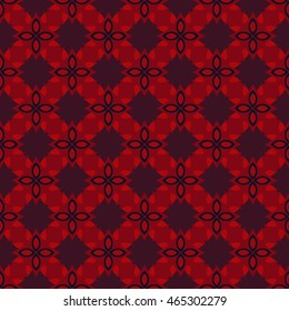 Flat vector texture of geometric shapes. Boho-chic fashion. Vector illustration. Pattern for textile, print or web design.