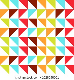 flat vector triangular color background