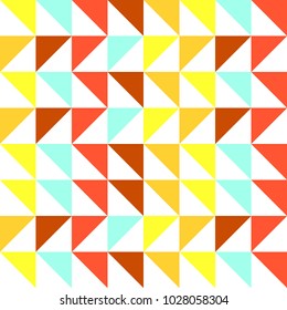 flat vector triangular color background