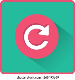 Flat Vector Update icon