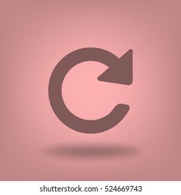Flat Vector Update icon