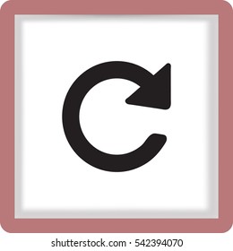 Flat Vector Update icon