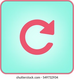 Flat Vector Update icon