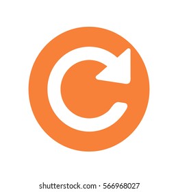 Flat Vector Update icon